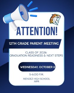 12th grade parent meeting flyer